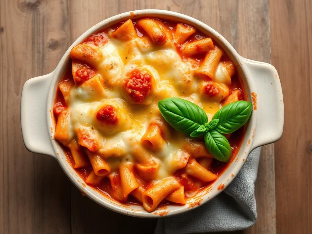 Photo of cheesy pasta bake