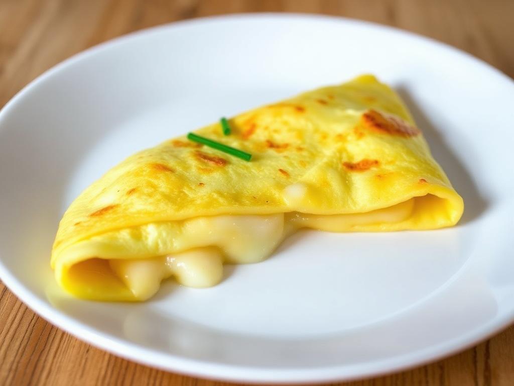 Photo of classic cheese omelette