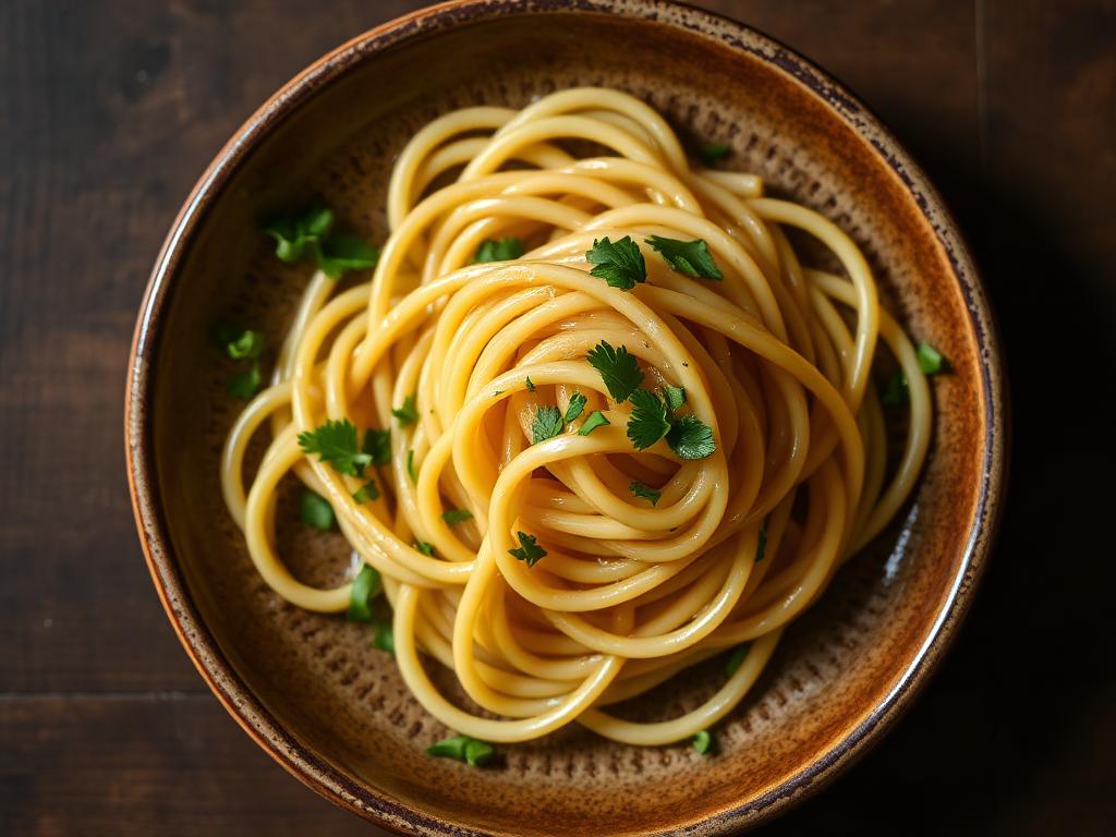 Photo of garlic butter spaghetti