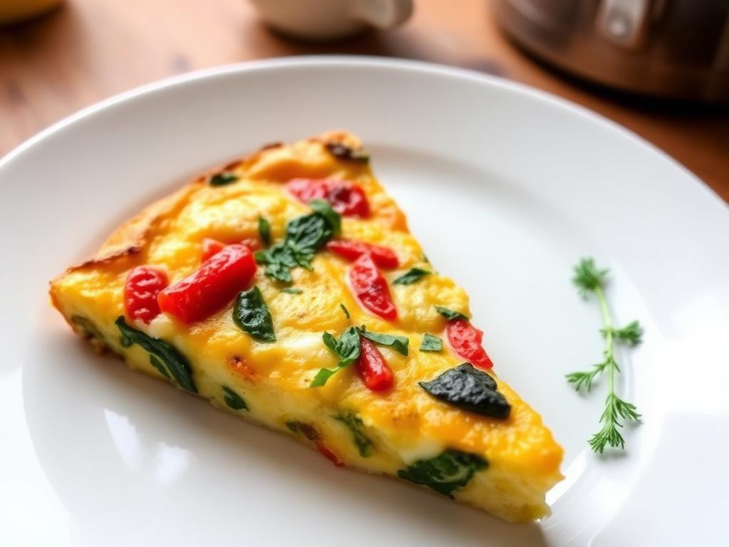 Photo of veggie frittata